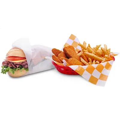 Waxed Sandwich Wraps And Basket Liners