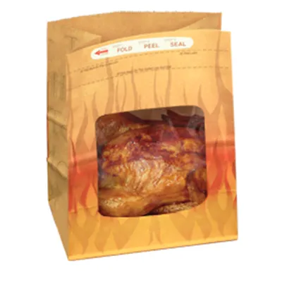 Window Deli Bag Large Vents Tac Seal Flame