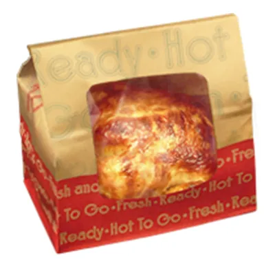 Window Deli Bag Large Vents Tac Seal Hot To Go